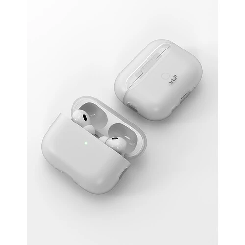 Чехол силиконовый VLP Grase Case для AirPods Pro 3, матовый прозрачный