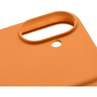Чехол защитный uBear Touch Mag Case для iPhone 17, MagSafe совместимый, силикон, софт-тач, оранжевый