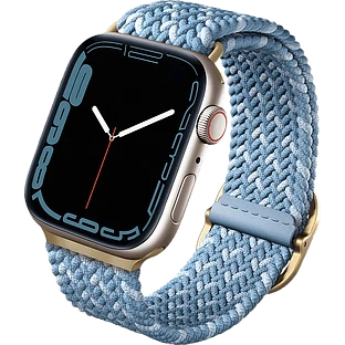 Ремешок Uniq для Apple Watch 41/40/38 mm ASPEN Design strap Braided Cerulean blue