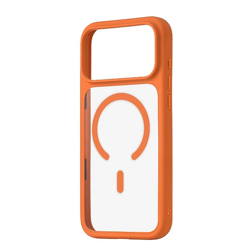 Чехол защитный uBear Shade Case для iPhone 17 Pro Max, MagSafe совместимый, усиленный, силк-тач, оранжевый