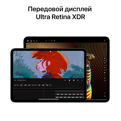 iPad Pro 11", (M4, 2024), 2TB, Wi-Fi+Celular, Серебристый