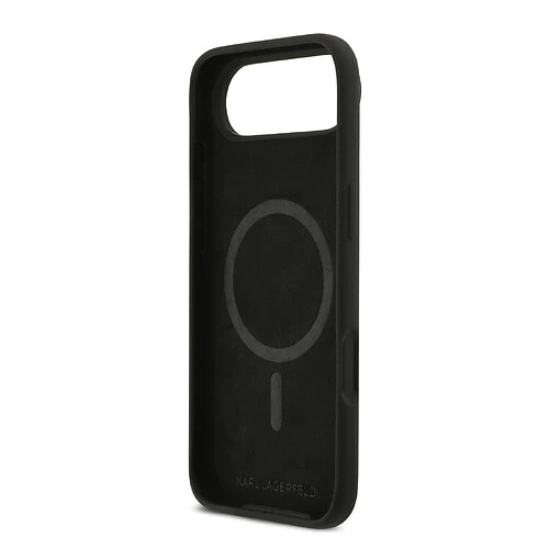 Чехол KARL LAGERFELD для iPhone Air Liquid Silicone Sketch Karl & Choupette Hard Black (MagSafe)