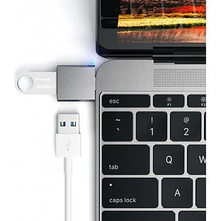 Адаптер Satechi Type-C USB Adapter USB-C to USB 3.0, Space Grey