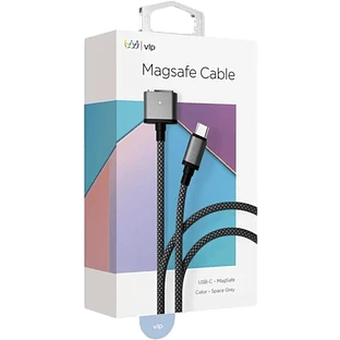 Дата-кабель VLP Cable USB C - MagSafe, 2.0м, серый космос