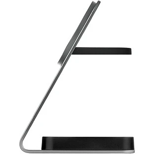 Беспроводное зарядное устройство uBear Level Ultra, 25Вт, с поддержкой MagSafe, Qi2, серебристый