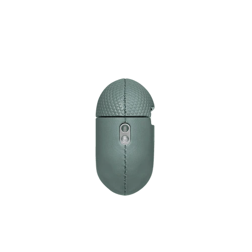 (RE)Classic CASE чехол защитный для AIRPODS PRO 2 кожанный, цвет: зелёный