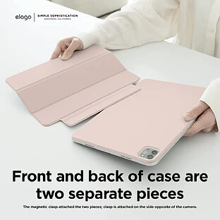 Чехол Elago для iPad 10.9 (2022 10th)/11 (2025 11th) Magnetic Folio Sand Pink
