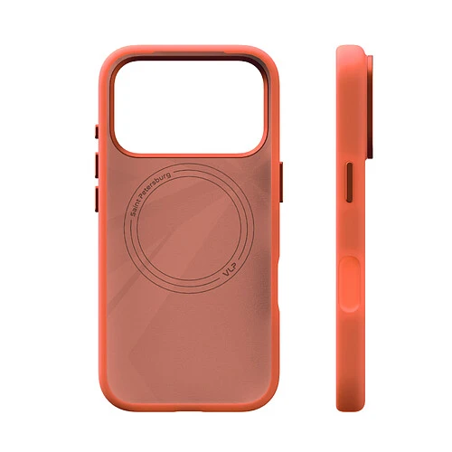 Чехол защитный VLP Aster Pro Case с MagSafe для iPhone 17 Pro, оранжевый