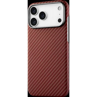Чехол защитный uBear Supreme Case для iPhone 17 Pro Max, ультратонкий, материал Кевлар, MagSafe совместимый, оранжевый