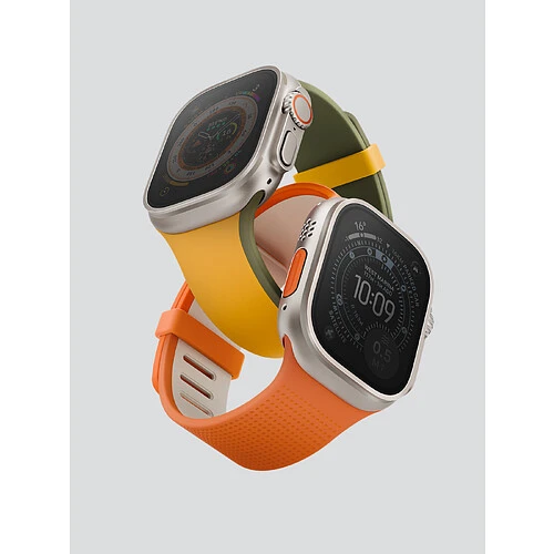 Ремешок Uniq для Apple Watch 49/46/45/44 mm Revix IV Clay/Volt Orange