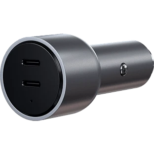 Автомобильное зарядное устройство Satechi 40W Dual USB-C PD Car Charger