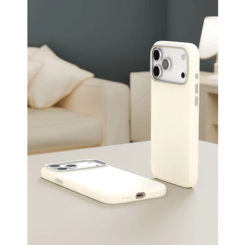 Чехол защитный VLP Aster Pro Case с MagSafe для iPhone 17 Pro Max, белый