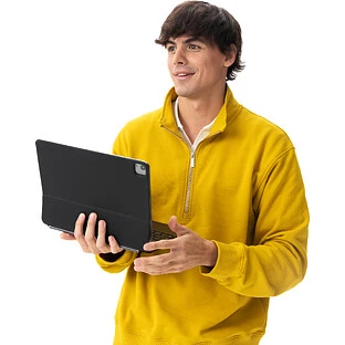 Чехол-клавиатура uBear FlexKey для iPad Pro 13" (M4 | M5), магнитная, soft-touch