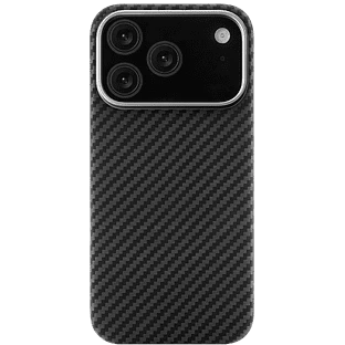Чехол защитный uBear Supreme Case для iPhone 17 Pro, ультратонкий, материал Кевлар, MagSafe совместимый, черный