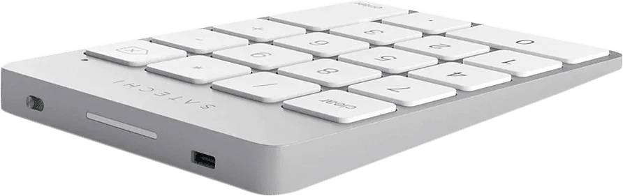 Цифровой блок клавиатуры Satechi Aluminum Slim Rechargeable Bluetooth Keypad, Silver