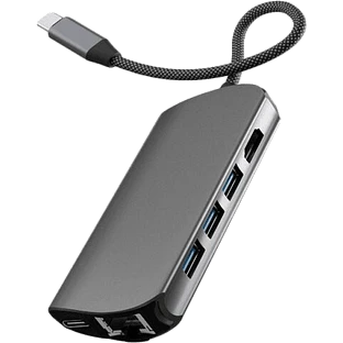 Адаптер VLP Infinity USB-C Hub 8 в 1, графит