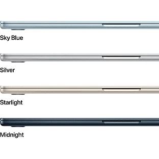 MacBook Air 15.3" M4 (10C CPU/10C GPU), 24GB, 512GB, Небесно-голубой