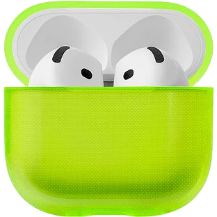 Чехол защитный uBear Tone для Airpods 4, TPU, лайм