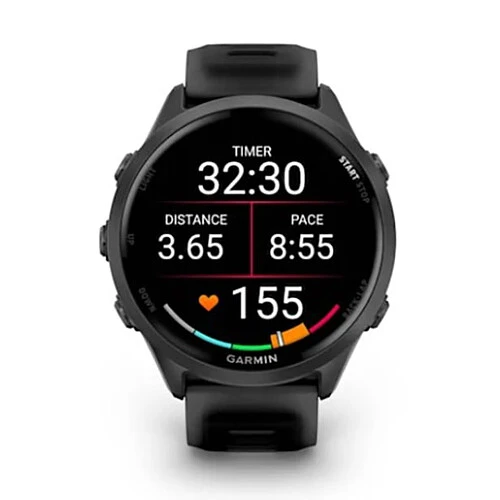 Умные часы Garmin Forerunner 570, 47 мм, Slate Grey Aluminium with Translucent Black/Black Band