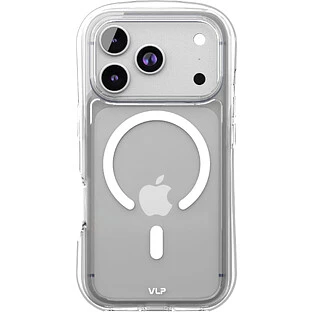 Чехол защитный VLP Bubble Case с MagSafe для iPhone 17 Pro, белый	
