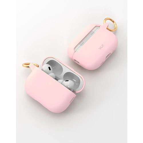 Чехол силиконовый VLP Grase Case для AirPods Pro 3, розовый