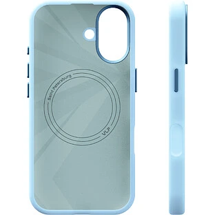 Чехол защитный VLP Aster Pro Case с MagSafe для iPhone 17, голубой
