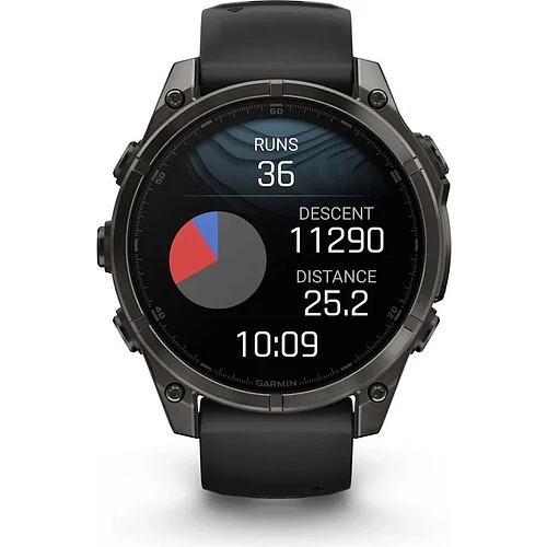 Умные часы Garmin Fenix 8 AMOLED Sapphire 47 мм, Titanium