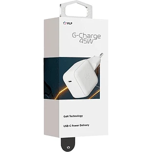 Сетевое зарядное устройство VLP G-Charge 45Вт USB-C, PD, QC, белый