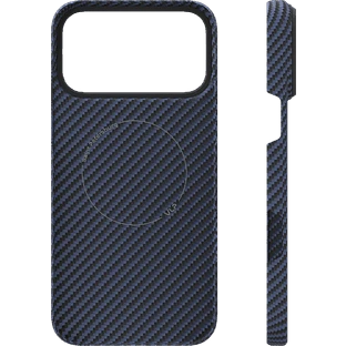 Чехол защитный VLP Kevlar Case с MagSafe для iPhone 17 Pro Max, синий
