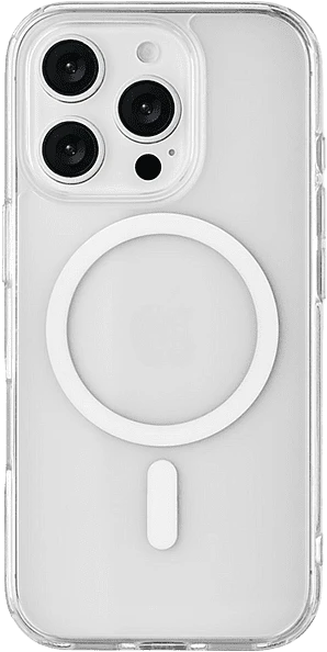 Чехол защитный uBear Real Mag Case для iPhone 16 Pro,усиленный, прозрачный