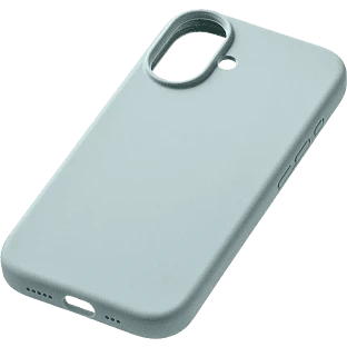 Чехол защитный uBear Touch Mag Case iPhone 16 софт-тач, холодная мята