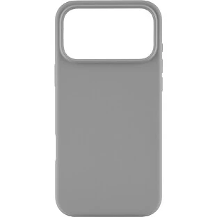 Чехол защитный uBear Touch Mag Case для iPhone 17 Pro Max, MagSafe совместимый, силикон, софт-тач, светло-серый