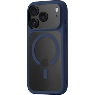 Чехол защитный uBear Shade Case для iPhone 17 Pro, MagSafe совместимый, усиленный, силк-тач, синий