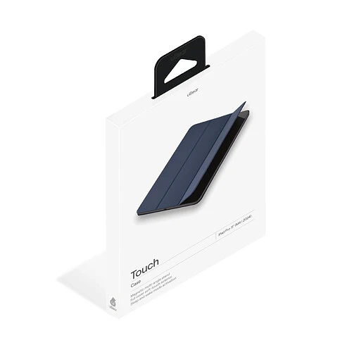 Чехол uBear Touch case для iPad Pro 11" (M4 | M5), магнитный, soft-touch, темно-синий