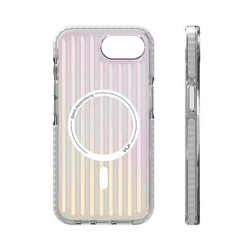 Чехол защитный VLP Pulse Case с MagSafe для iPhone 16E/17E, перламутровый