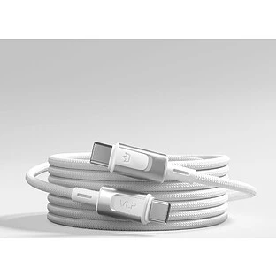 Дата-кабель VLP Force Line Magnet USB-C, 1.5м, 100W, белый