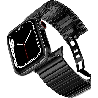 Ремешок из нержавеющей стали Casetify Monolink для Apple Watch 38/40/41, черный
