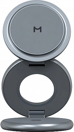 Беспроводное зарядное устройство 3 в 1 Magssory Signature Disc Pro для Apple, с поддержкой Qi2, Midnight