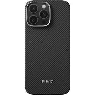 Чехол для телефона Pitaka Edge Ultra-Slim Case Twill 600D with PitaTap for iPhone 16 Pro Max - Black/Grey