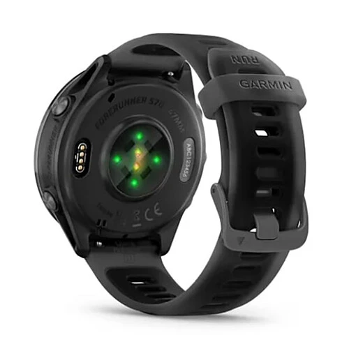 Умные часы Garmin Forerunner 570, 47 мм, Slate Grey Aluminium with Translucent Black/Black Band