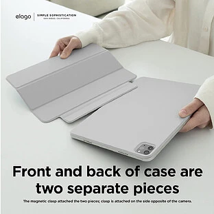 Чехол Elago для iPad 10.9 (2022 10th)/11 (2025 11th) Magnetic Folio Light Grey