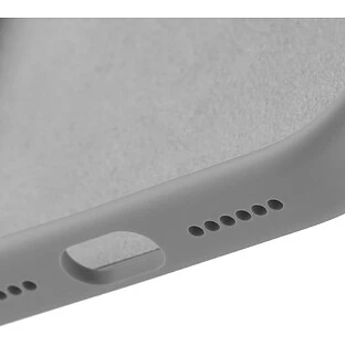 Чехол защитный uBear Touch Mag Case для iPhone 17 Pro Max, MagSafe совместимый, силикон, софт-тач, светло-серый