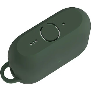 Чехол силиконовый VLP Charm Case для AirPods Pro 3, темно-зеленый