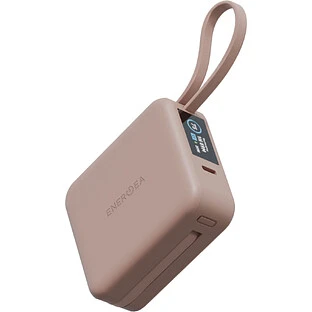 Аккумулятор внешний Energea MagPac MINI Plus, 10000 mAh Magnetic wireless 15W + С 20W +2 C cables and Display Pink