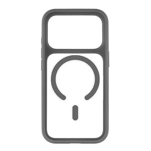 Чехол защитный uBear Shade Case для iPhone 17 Pro, MagSafe совместимый, усиленный, силк-тач, серый