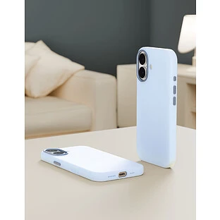 Чехол защитный VLP Aster Pro Case с MagSafe для iPhone 17, голубой