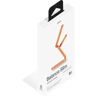Беспроводное зарядное устройство uBear Balance Slim, 3-в-1, с поддержкой MagSafe, Qi2.2, цвет: космический оранжевый