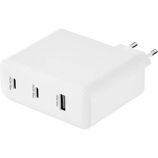 Сетевое зарядное устройство uBear Motion 140 Вт, 3 порта (2хUSB-C, 1хUSB-A), GaN + Super Fast Charging 2.0