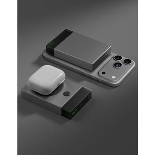 Аккумулятор внешний VLP NEO Phantom Edition MagSafe, Qi2.2, 10000 mAh SSB, 3A, USB-C