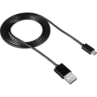 Кабель Canyon USB-A - microUSB, 1м, Черный